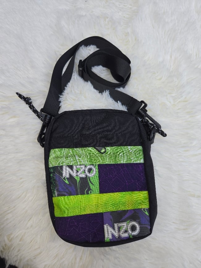 Inzo Patchwork Crossbody Bag .