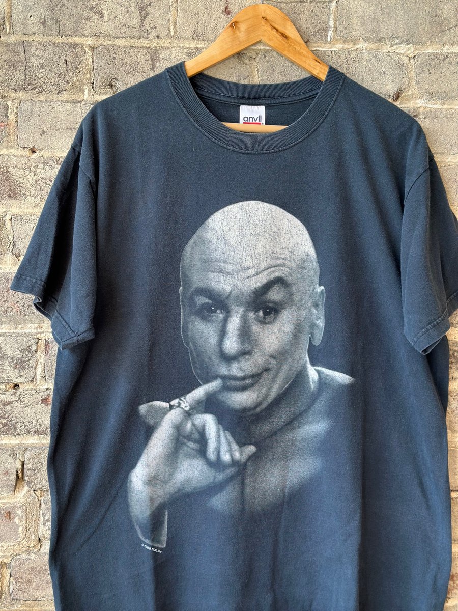 Image of 1998 VINTAGE AUSTIN POWERS “DR. EVIL” MOVIE TEE, SIZE: XL