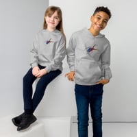 Image 1 of Youth Hoodie - Spider Rainbow Glow