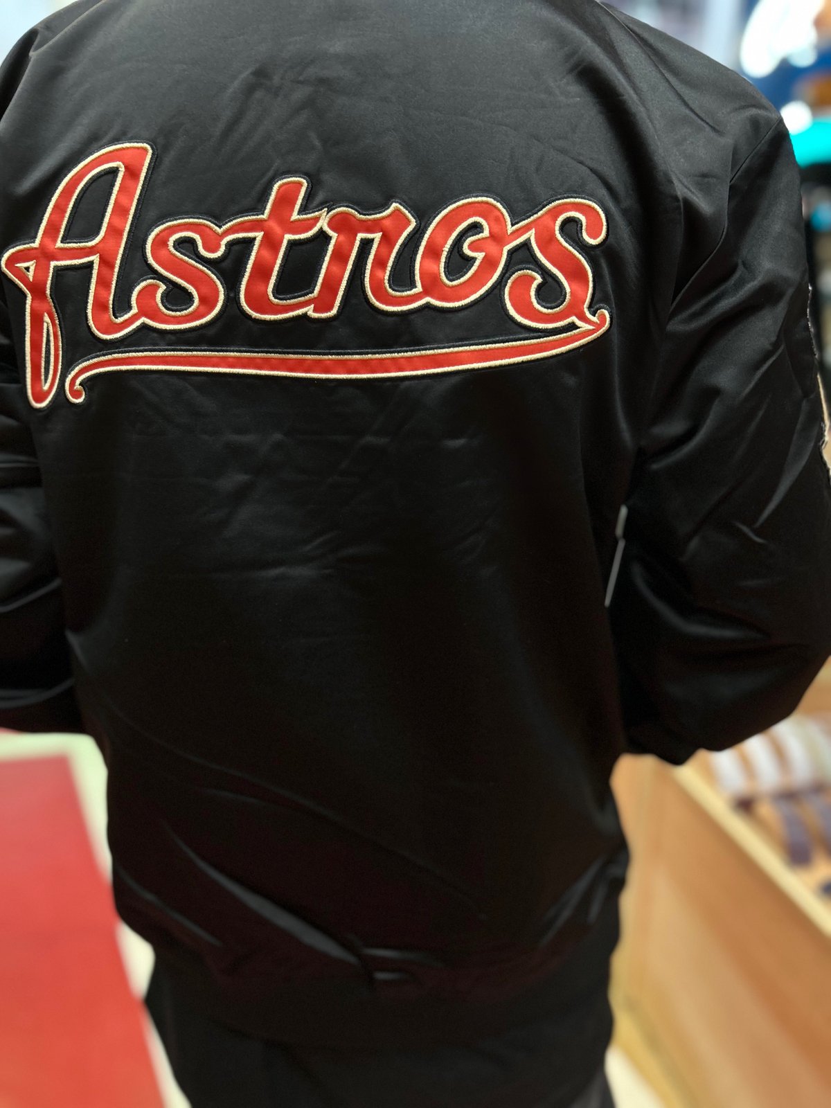 Astros jacket store mitchell and ness