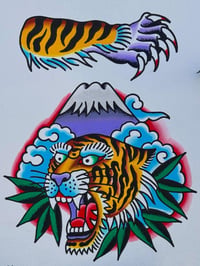 Tiger painting
