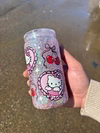 Image 1 of Custom Snowglobe cup (PLASTIC) 