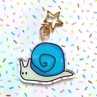 Image 1 of snail charm