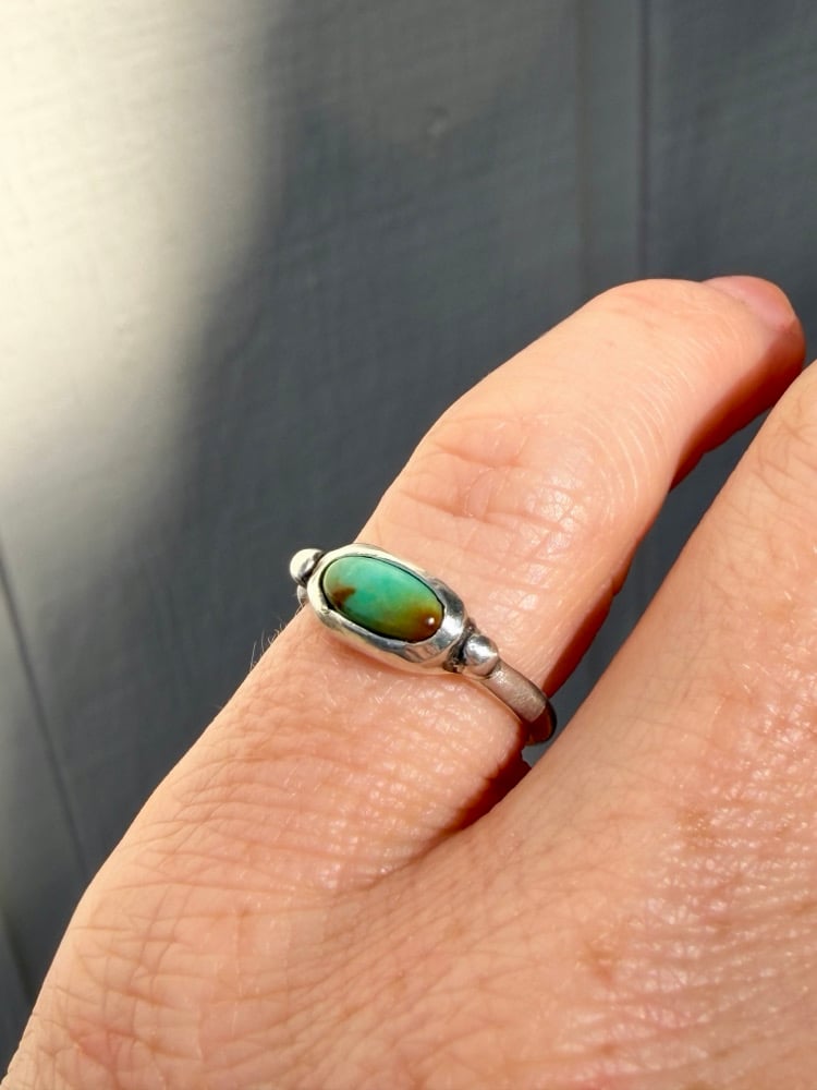 Turquoise Pinky Ring / Size 3.5
