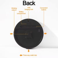 Image 10 of LED Wall Clock with Weather and Day Indicator