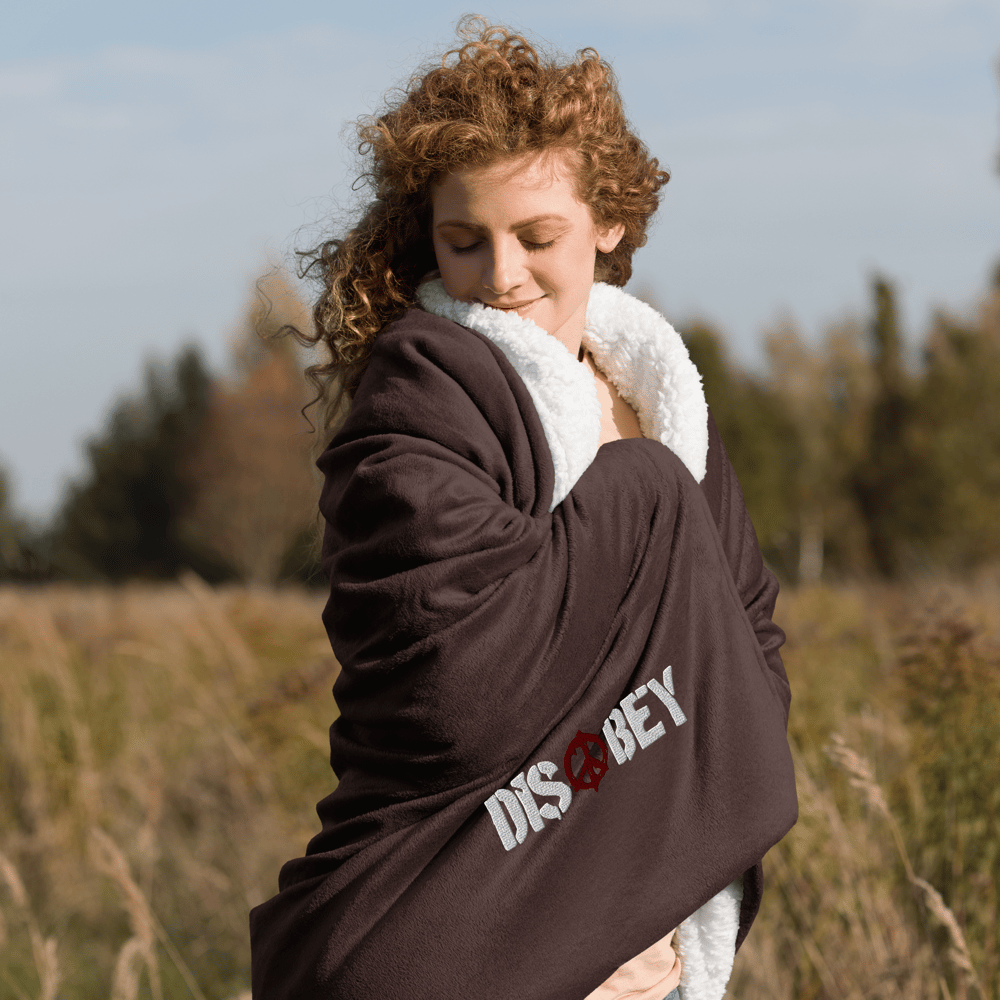DISOBEY PREMIUM SHERPA BLANKET