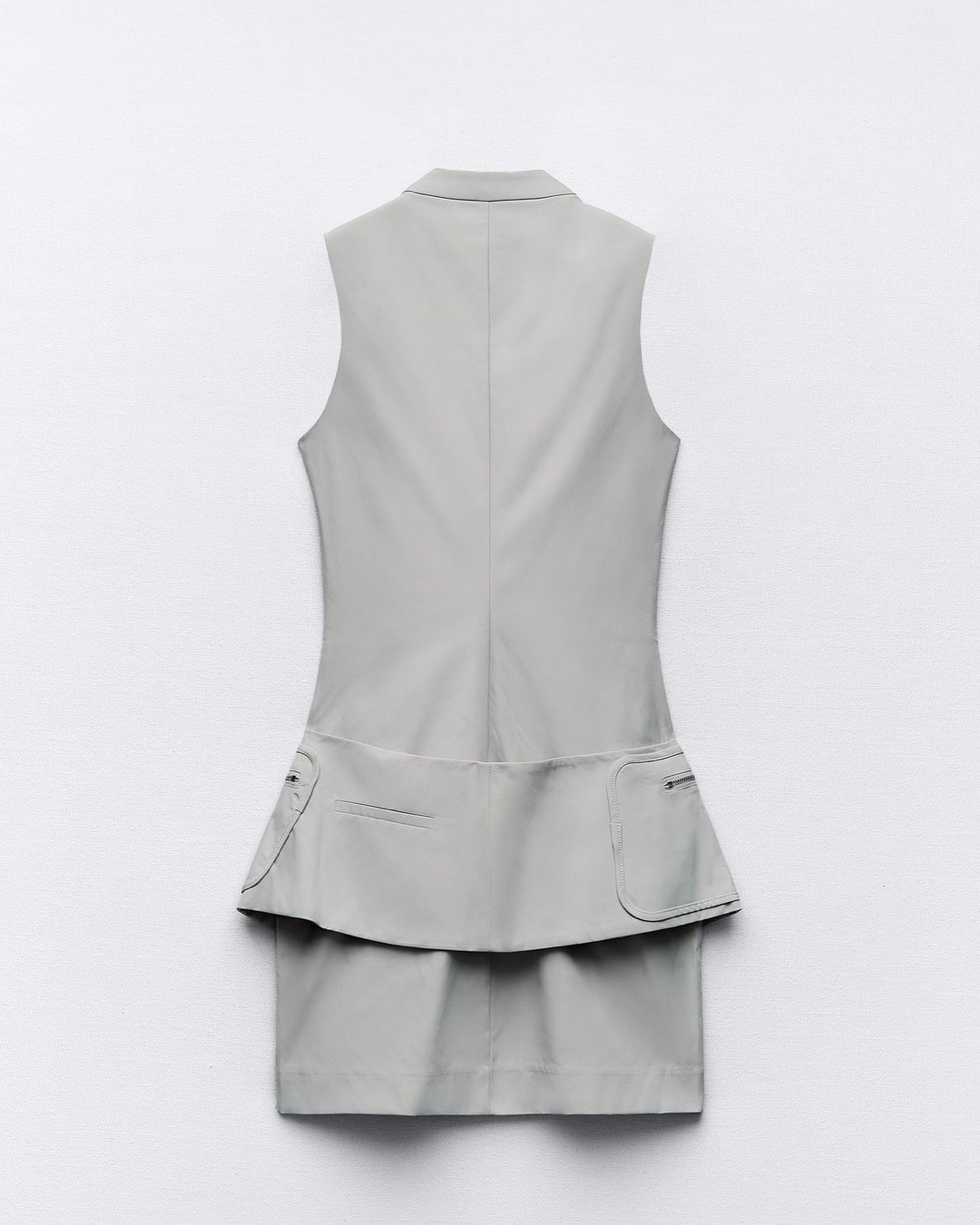 Image of ZARA BELTED SHORT DRESS WITH POCKETS (MEDIUM)