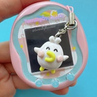 Image 2 of Shirotama - Tamagotchi Polymer Clay Charm