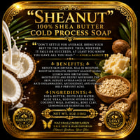 Image 1 of "SHEANUT" 100% Shea butter Cold Process Soap 