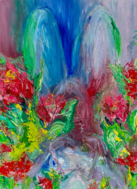 Image 1 of “Self Love” oil painting on wood 