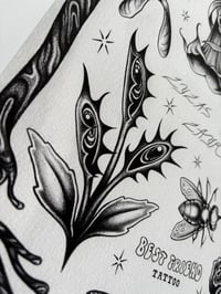 Image 4 of Enchanted Flash Sheet (black and grey) 