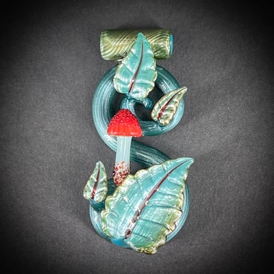 Image of Winter Mushroom Vine Pendant 2