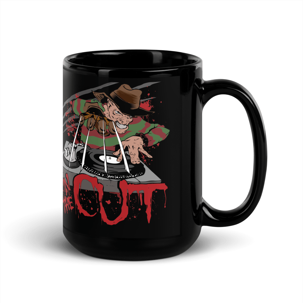 In The Cut - Black Glossy Mug