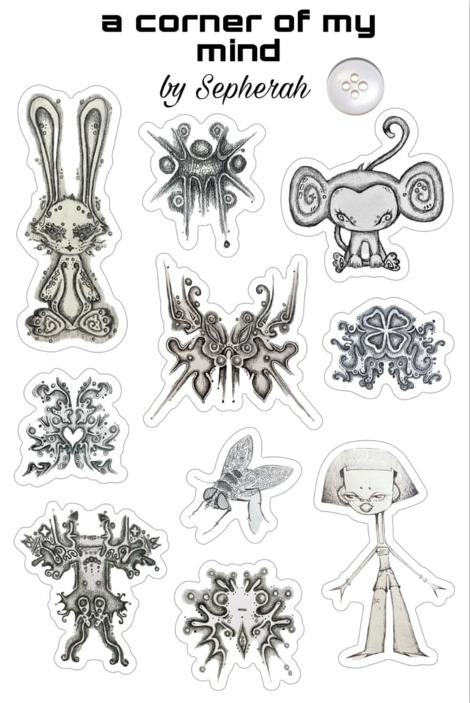 Image of a corner of my mind Sticker sheets (10 pc)