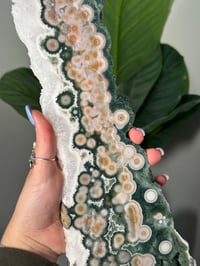 Image 4 of XL 8TH VEIN OCEAN JASPER SLAB - DOUBLE SIDED WITH STAND INCLUDED
