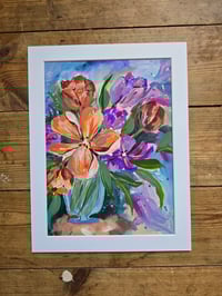 Image 3 of "Tulips in a Vase" Original