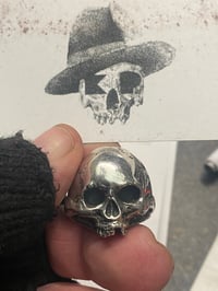 Image 4 of Silver Skull Ring