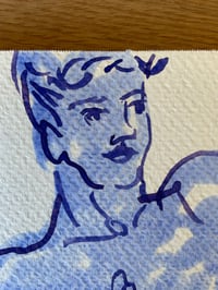 Image 2 of Watercolour ~ Blue Boys XIX