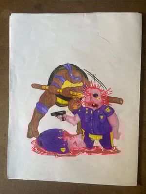 Don ACAB Colored-pencil ORIGINAL Drawing 