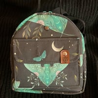 Image 1 of Mini Cyan Moth backpack