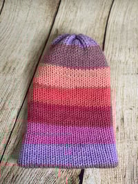 Image 2 of Multicoloured Beanie with Matching Handwarmers, Teen Size/ Small Adult , Perfect Gift
