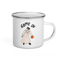 Image 1 of “Game on” Enamel Mug