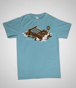 Image of 'CACAO' T-shirt (blue)