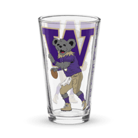 Image 1 of Washington Gridiron Dead Univ. Pint Glass