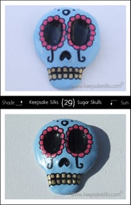 Image of Sugar Skulls Hair Piece - Decorated