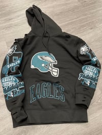 Small Eagle helmet destroyed sweatshirt