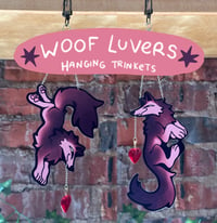 Image 1 of woof luvers hanging trinket papercraft 