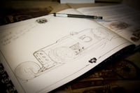 Image 2 of The Hot Rod Art book: MOCS Vol 2 Custom Sketch in book