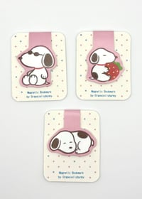 Image 1 of Snoopy Magnetic Bookmark