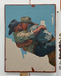 Image 1 of Let it all fall away - 18x24" Acrylic on wood panel