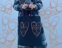 Image 3 of Heart tote bag