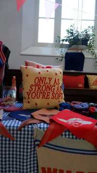 Image 2 of ONLY AS STRONG AS YOU’RE SOFT CUSHION SAMPLE