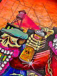 Image 3 of Fluro Mischief (original  London Underground  poster)