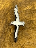Black-browed Albatross (underwing) - No.87 - UK Birding Pins - Enamel Pin Badge