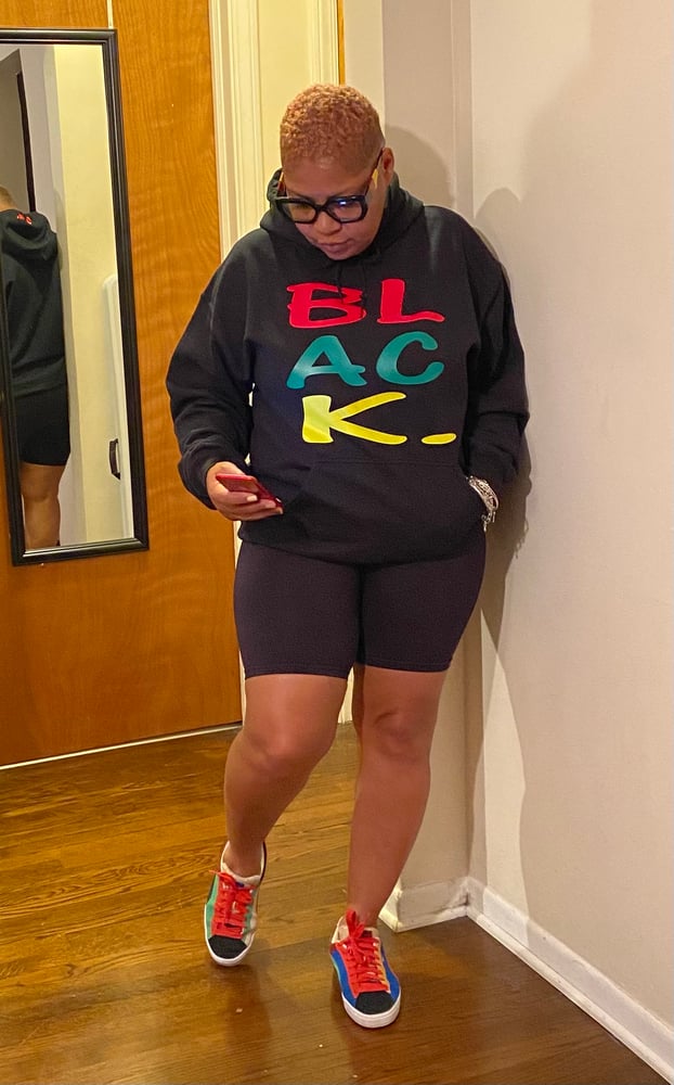 Image of BLACK. Hoodie