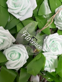 Image 1 of Cat Head Christmas Ornament - Acrylic 