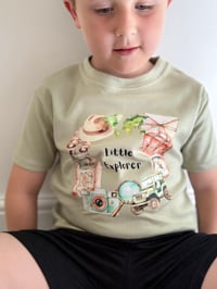 Image 3 of Little Explorer Wreath T-Shirt