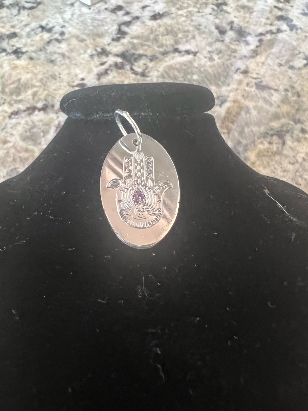 Hamsa hand pendant 