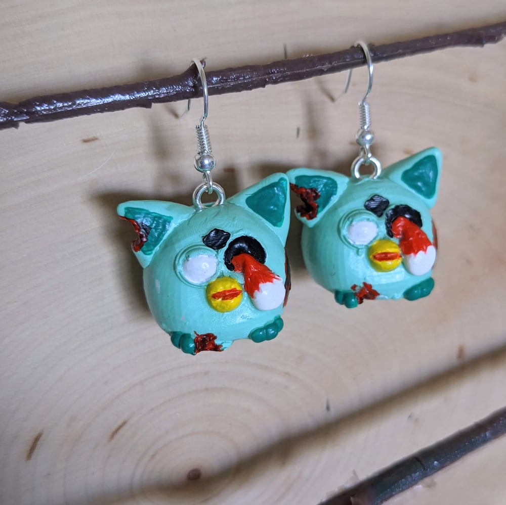 Image of Zombie Furby Earrings