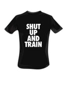 Image of Mens Shut Up and Train Blk/White Tshirt