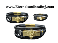 Image 3 of Lion Head Leather design