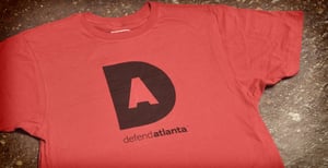 Image of Men's Defend Atlanta Logo Tee