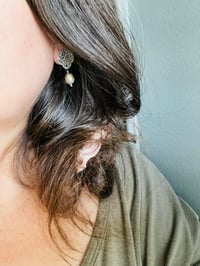 Image 4 of Baroque Pearl Post Earrings