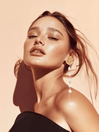 Image 2 of Tassel Spiral Earrings 