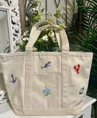 Image 3 of Coastal Vibes Tote Bag Medium
