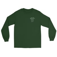 Image 2 of Little Wings "High On The Glade" Long Sleeve Tee (Forest Green)
